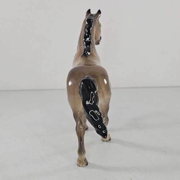 Hagen Renaker DW Morgan Stallion Thunder Figurine Brown Glossy *Repaired* - Picture 6 of 10